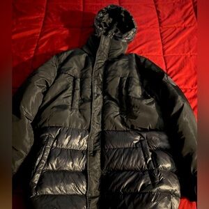 Bohoman puffer trench coat